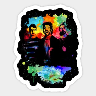 AJR SPLASH RAINBOWS VINTAGE Sticker